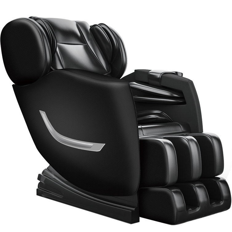 Latitude Run® Electric Faux Leather Reclining Heated Full Body Massage